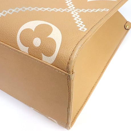 Louis Vuitton OnTheGo MM Tote Bag Monogram Empreinte Broderie Anglaise Creme M46015 #19897