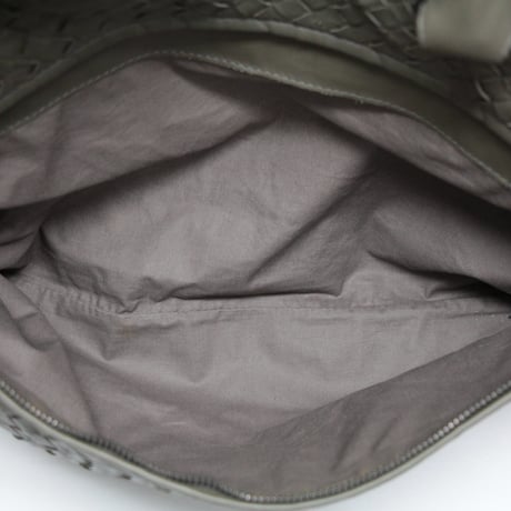 BOTTEGA VENETA Briefcase Intrecciato Leather Greige #75944