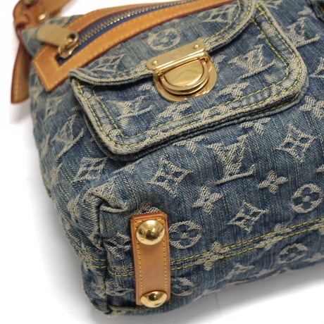 Louis Vuitton Baggy PM Shoulder Bag Monogram Denim M95049 #75933