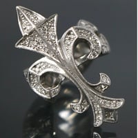 Loree Rodkin Pave Diamond Ring 18K White Gold #101070