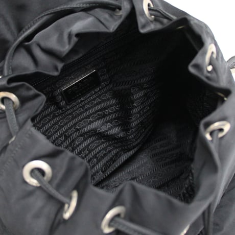 PRADA Backpack Nylon Black #76061