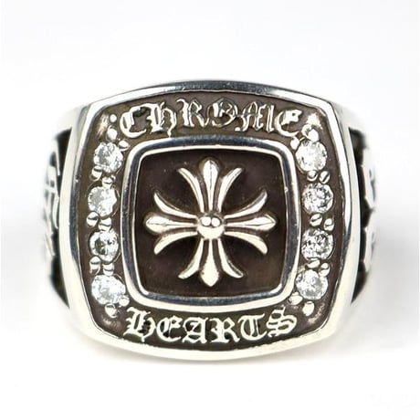 Chrome Hearts Large Champion Ring Pave Diamonds #103805