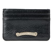 Chrome Hearts Brand-New Double-Sided Scroll Label Card Case #31825