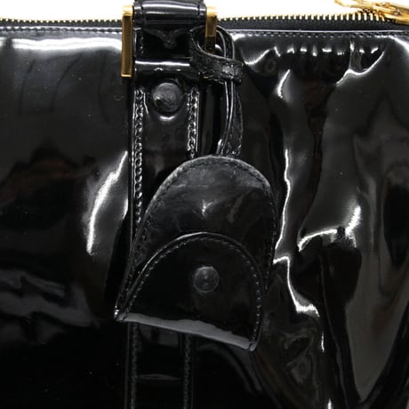 CHANEL Timeless CC Duffle Bag Patent Leather Black #76199