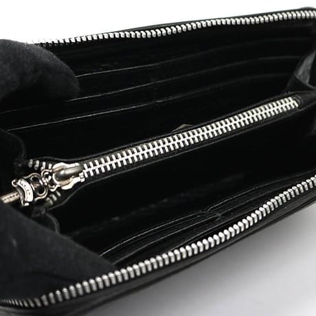 Chrome Hearts REC F ZIP #2 Flare Round Zipper Wallet #104788