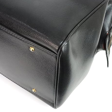 CELINE Duffle bag Leather Black ＃20053
