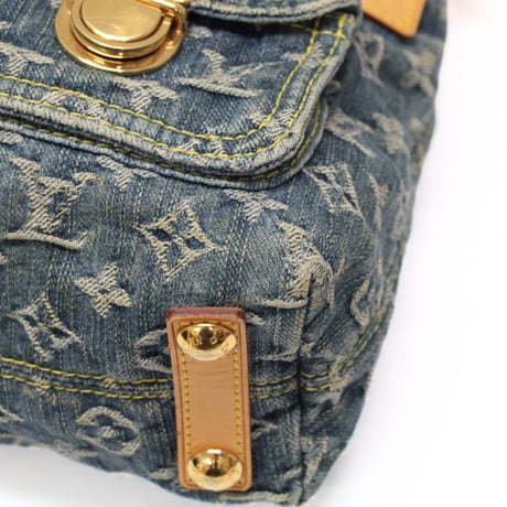 Louis Vuitton Baggy PM Shoulder Bag Monogram Denim M95049 #75927