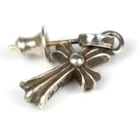 Chrome Hearts Baby Fat Cross Drop Earring #31520