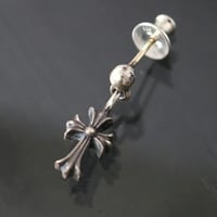 Chrome Hearts Brand-New Stack CH Cross Drop Earring #102259