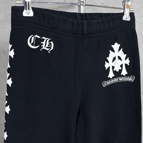 Chrome Hearts Cross Scroll Label CH Logo Print Sweatpants #104702