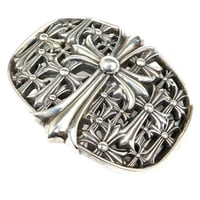 Chrome Hearts 1.5 Inch Cemetery Cross Belt Buckle #104133