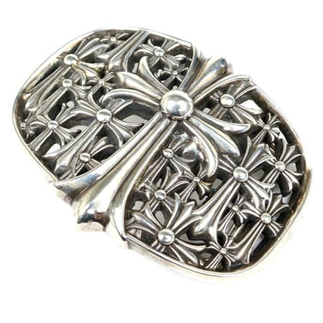 Chrome Hearts 1.5 Inch Cemetery Cross Belt Buckle #104133