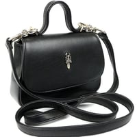 Chrome Hearts Dagger TEENER 2-Way Bag leather Black #104286