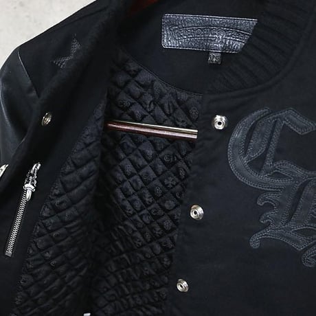 Chrome Hearts Women's Star Patch Letterman Jacket #30989