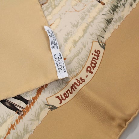 HERMES Carre 90 Silk 100% Scarf Stole "Tanzanie" #76489