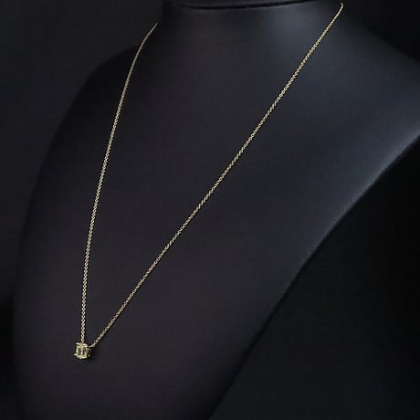 TIFFANY＆CO. Solitaire Pendant Necklace 18K Yellow Gold Diamond #19734