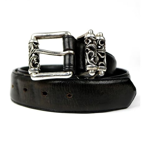 Chrome Hearts 3PC Roller Leather Belt #104736