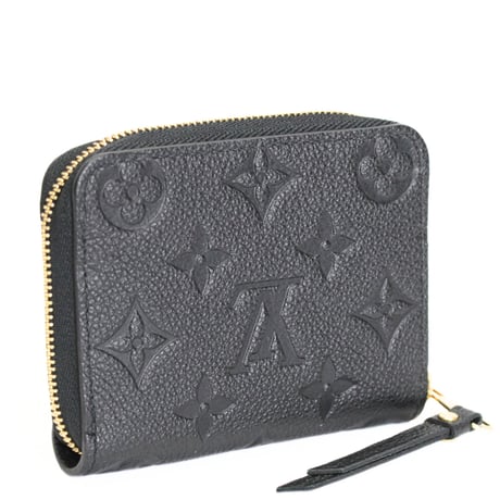 Louis Vuitton Zippy Coin Purse Monogram Empreinte Black M60574 #76062