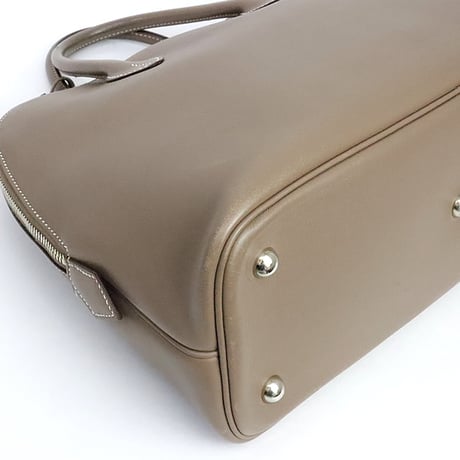 HERMES Bolide 1923 30 Handbag Swift Leather Etoupe #19510
