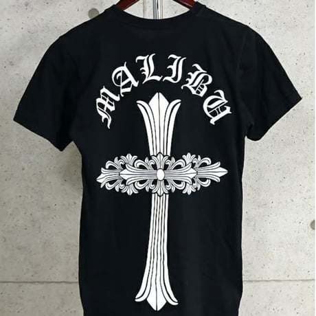 Chrome Hearts Malibu Limited Floral Cross Horseshoe Print Pocket T-Shirt #104684