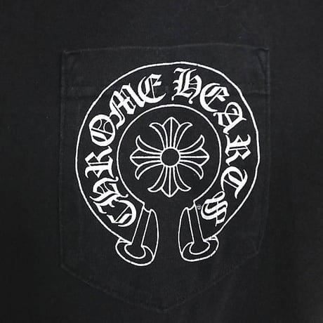 Chrome Hearts Old Vitage Horseshoe Scroll Label Print T-Shirt #103825