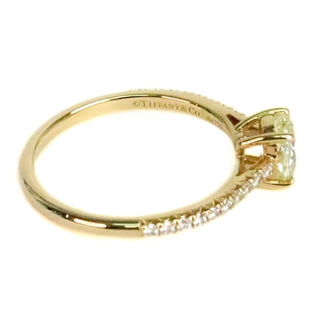 TIFFANY＆CO.  Oval Yellow Diamond Ring 18K Yellow Gold Yellow Diamond #20064