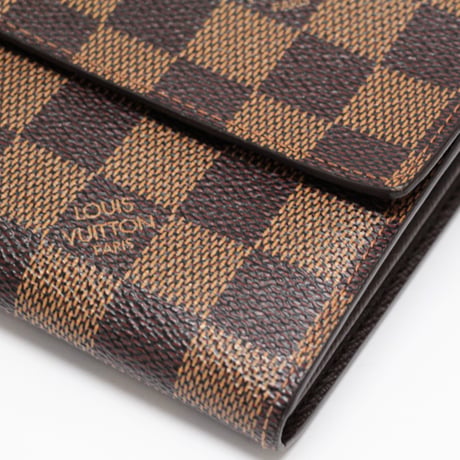 Louis Vuitton Porto Monnaie Credit Wallet Damier Canvas N61724 #75654