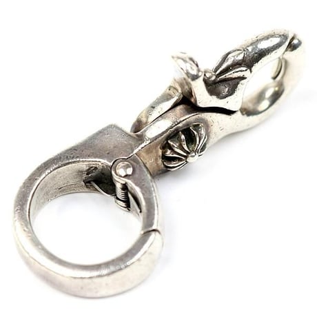 Chrome Hearts Old Quick Clip Crossball Keychain #104771