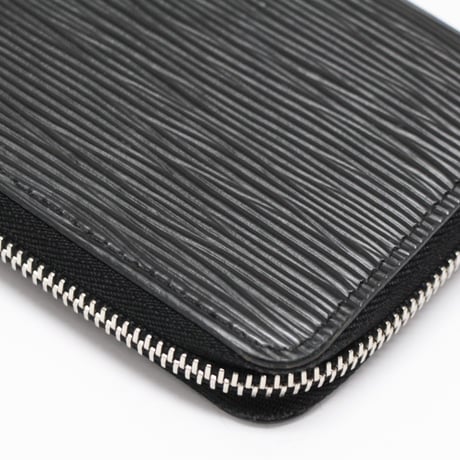 Louis Vuitton Clemence Wallet Epi Leather Black M60915 #75648