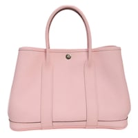 HERMES Garden Party TPM Tote Bag Negonda Leather Rose Sakura ＃19097