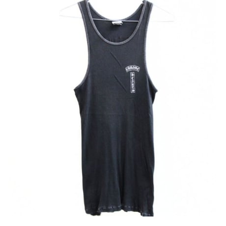 Chrome Hearts Vintage "FUCK YOU" Large Cross Print Tank Top #31853