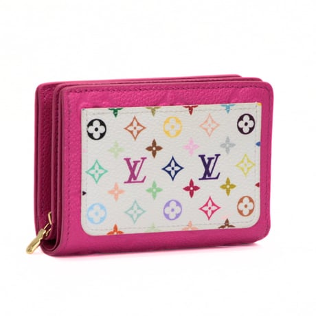 Louis Vuitton x Murakami Portefeuille Claire Wallet Monogram Multicolor Empreinte Pink M14140 #75820