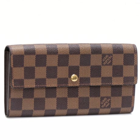 Louis Vuitton Porto Monnaie Credit Wallet Damier Canvas N61724 #75654