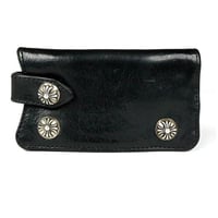 Chrome Hearts Cross Button Leather Key Case #104314