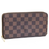 Louis Vuitton Zippy Wallet Damier Canvas N60015 #76181
