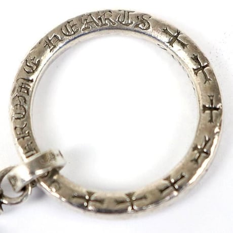 Chrome Hearts NTFL Baby Fat Cross Double-Sided Pave Diamond Ring #32220