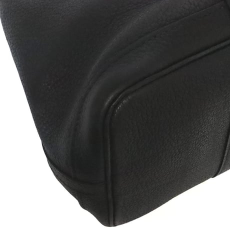 HERMES Garden Party TPM Tote Bag Negonda Leather Black ＃20431