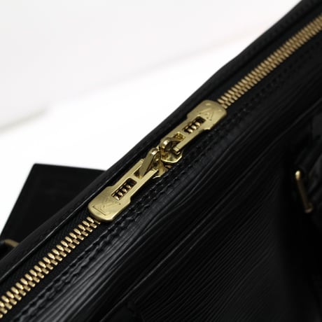 Louis Vuitton Porte-Documents Voyage Briefcase Epi Leather Black M54472 #76782