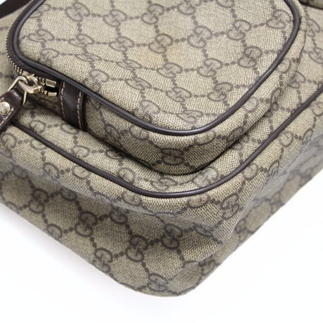 GUCCI Crossbody Shoulder Bag GG Canvas Beige Brown #76734