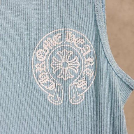 Chrome Hearts Unworn Horseshoe-Print Tank Top #104697