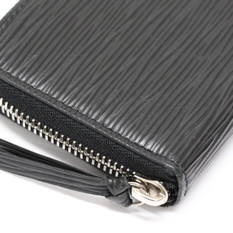 Louis Vuitton Clemence Wallet Epi Leather Black M60915 #75648