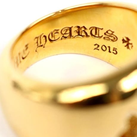 Chrome Hearts 22K Negative Space CH Plus Ring #104774