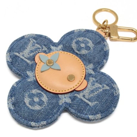 Louis Vuitton Vivienne Bag Charm Monogram Denim M03659＃75748