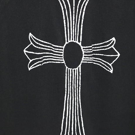 Chrome Hearts Vintage "FUCK YOU" Large Cross Print Tank Top #104310