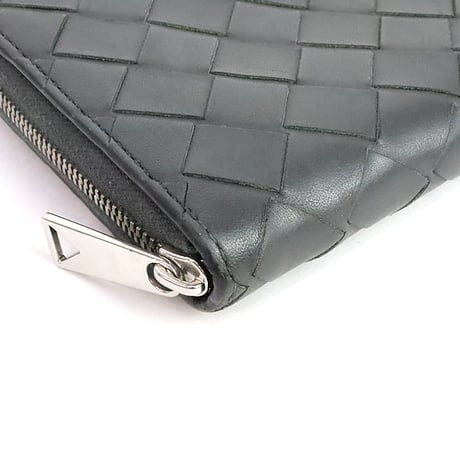 Bottega Veneta Intrecciato Calfskin Zip Around Wallet #31957