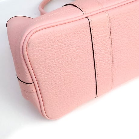 HERMES Garden Party TPM Tote Bag Negonda Leather Rose Sakura ＃19097