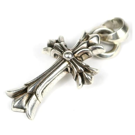 Chrome Hearts Double CH Cross With Bail Pendant #31550