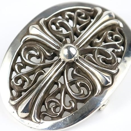 Chrome Hearts Classic Oval Cross Belt Buckle #31676