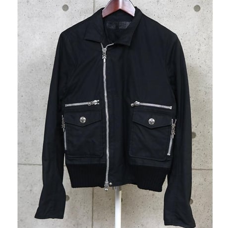 Chrome Hearts Cross Button Double Zip Jacket #31599