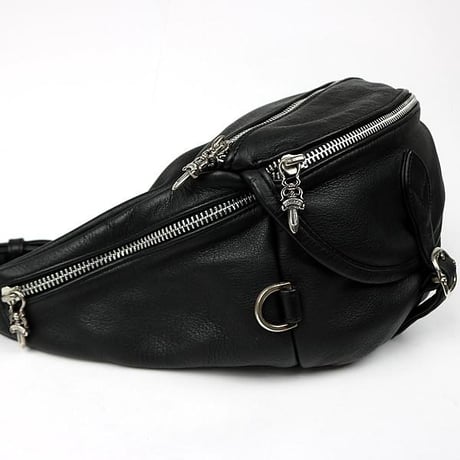 Chrome Hearts #1 Snat Pack Large Leather Shoulder Bag  #31041